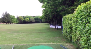 アジアパシフィック ダイヤモンドカップゴルフ初日の試合前練習風景